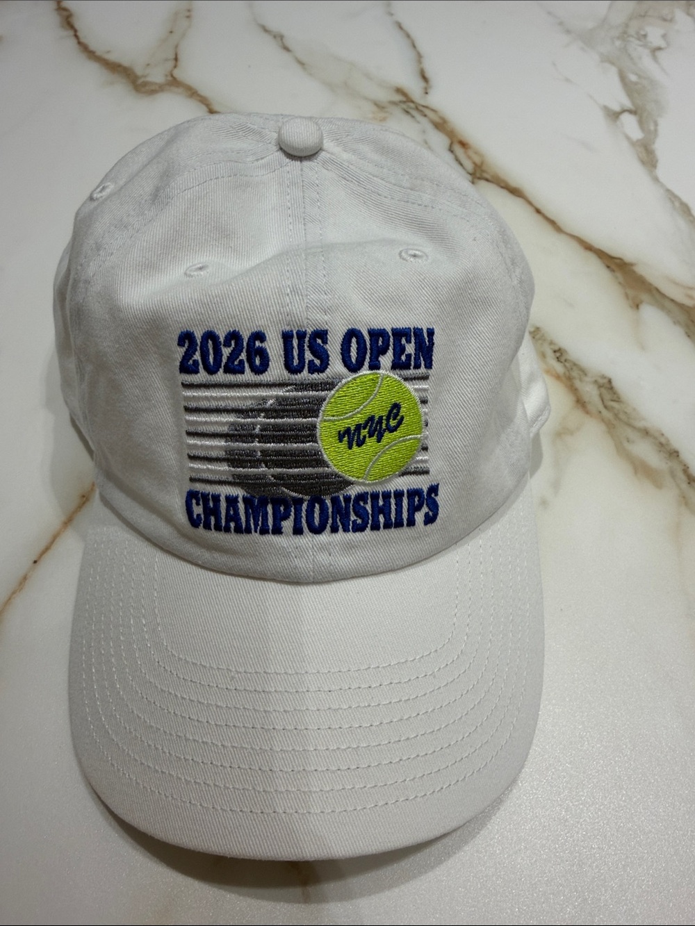 2026 US Open Championships White Baseball Cap